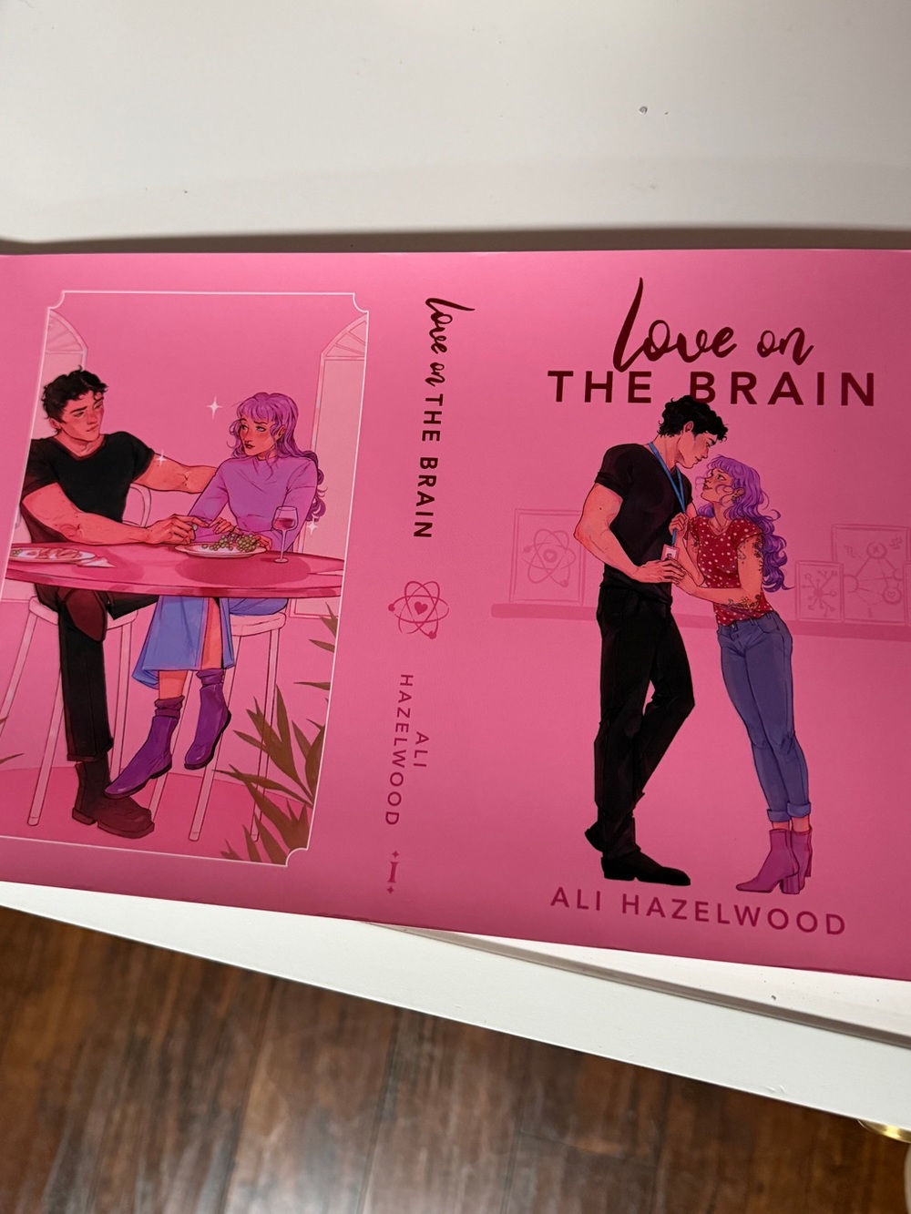 Love on the Brain by Ali Hazelwood Pink Illustrated Special Edition Afterlight